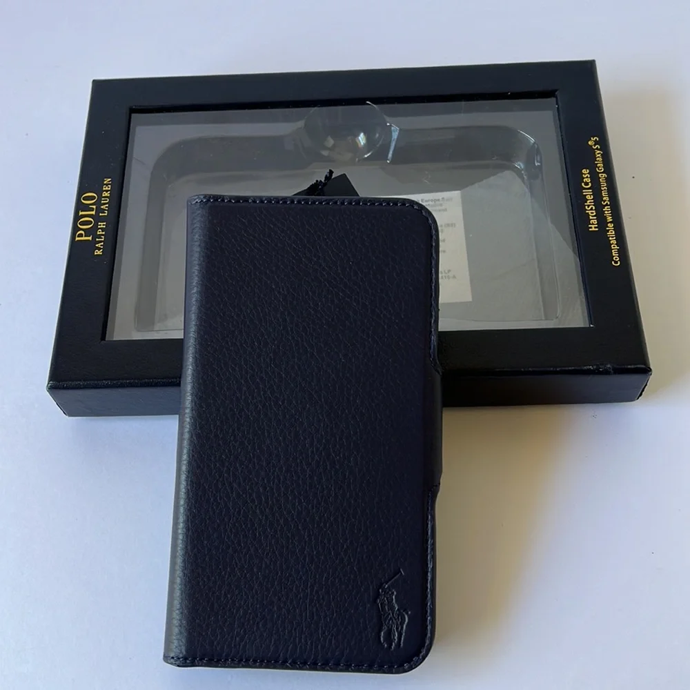 Polo Ralph Lauren Hardshell Case & Credit card holder New Navy